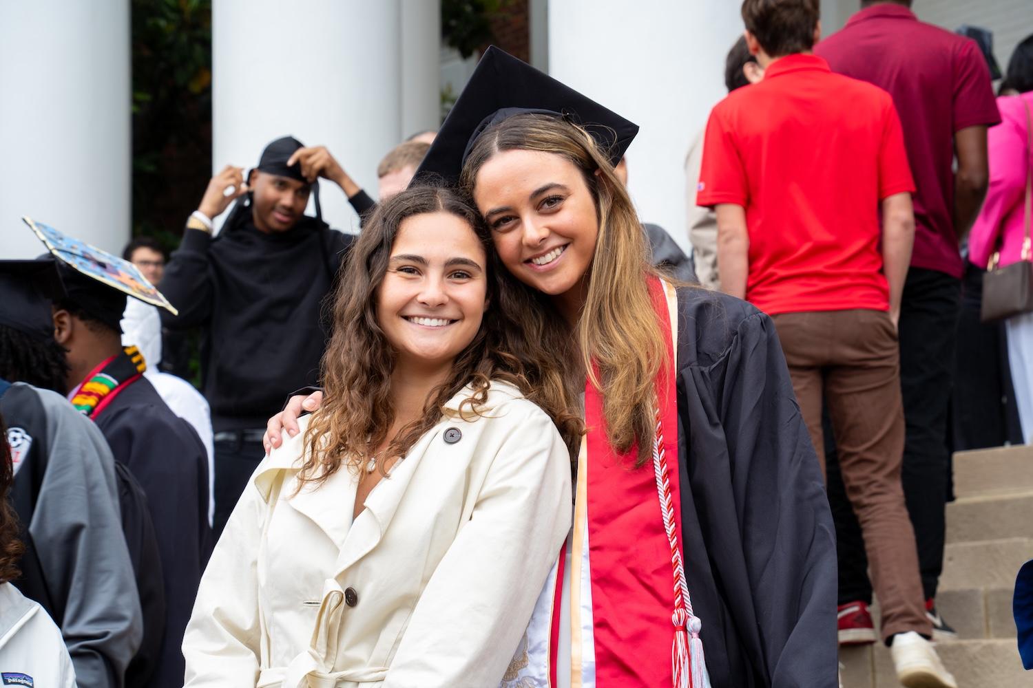 Grads after commencement