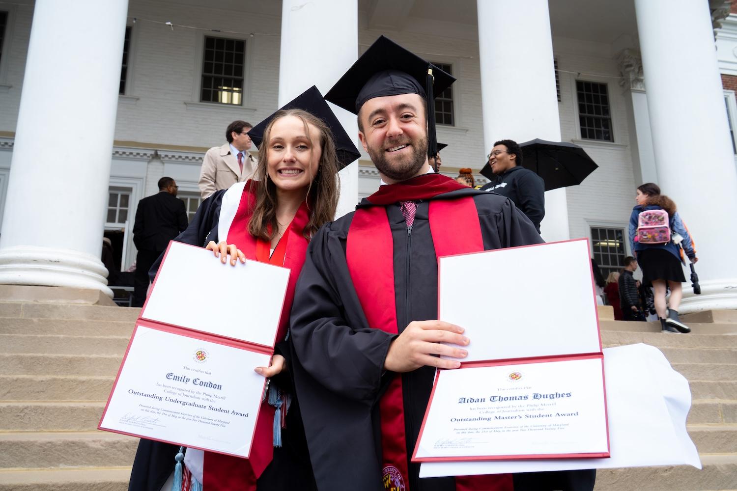 Grads after commencement