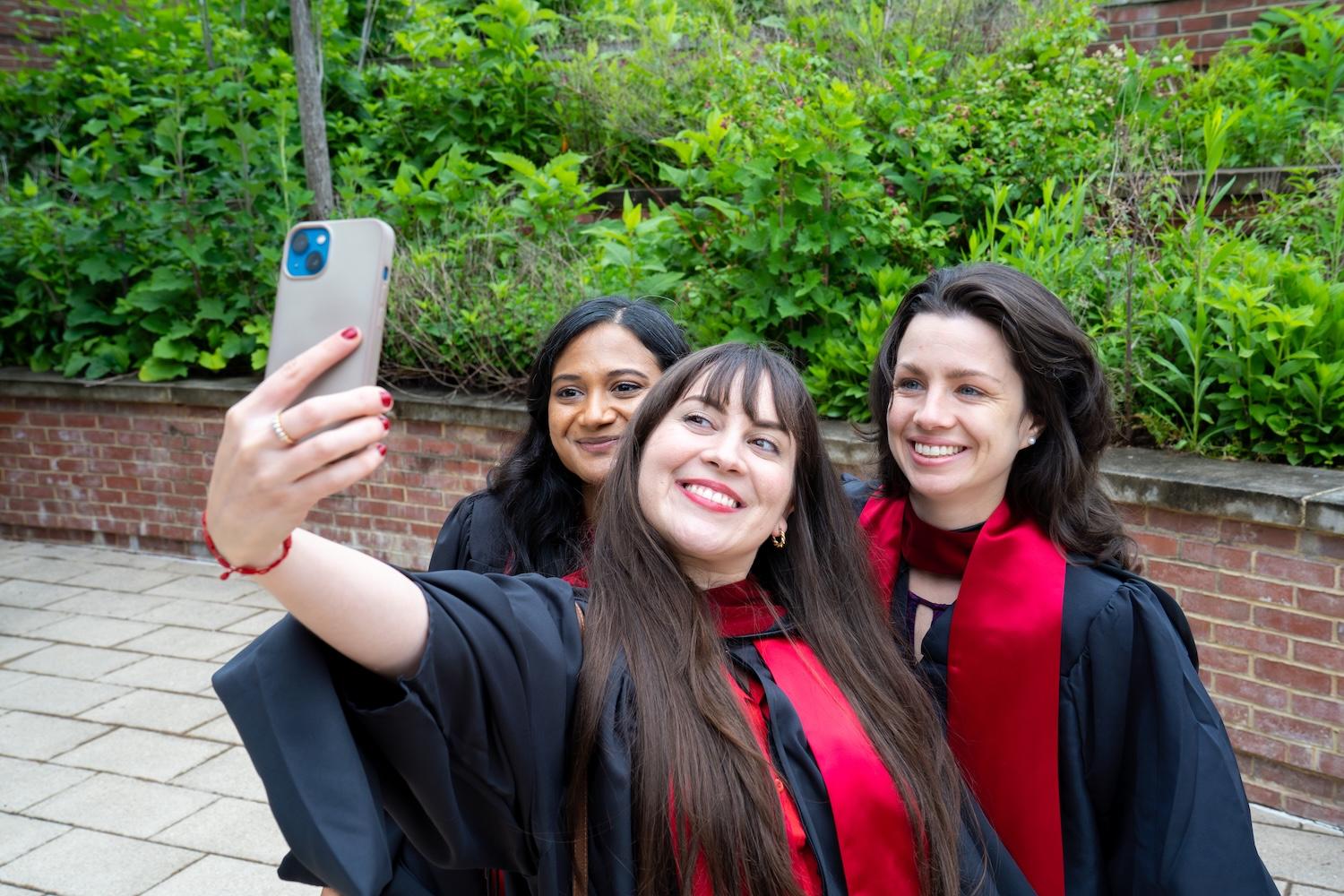 Grads after commencement