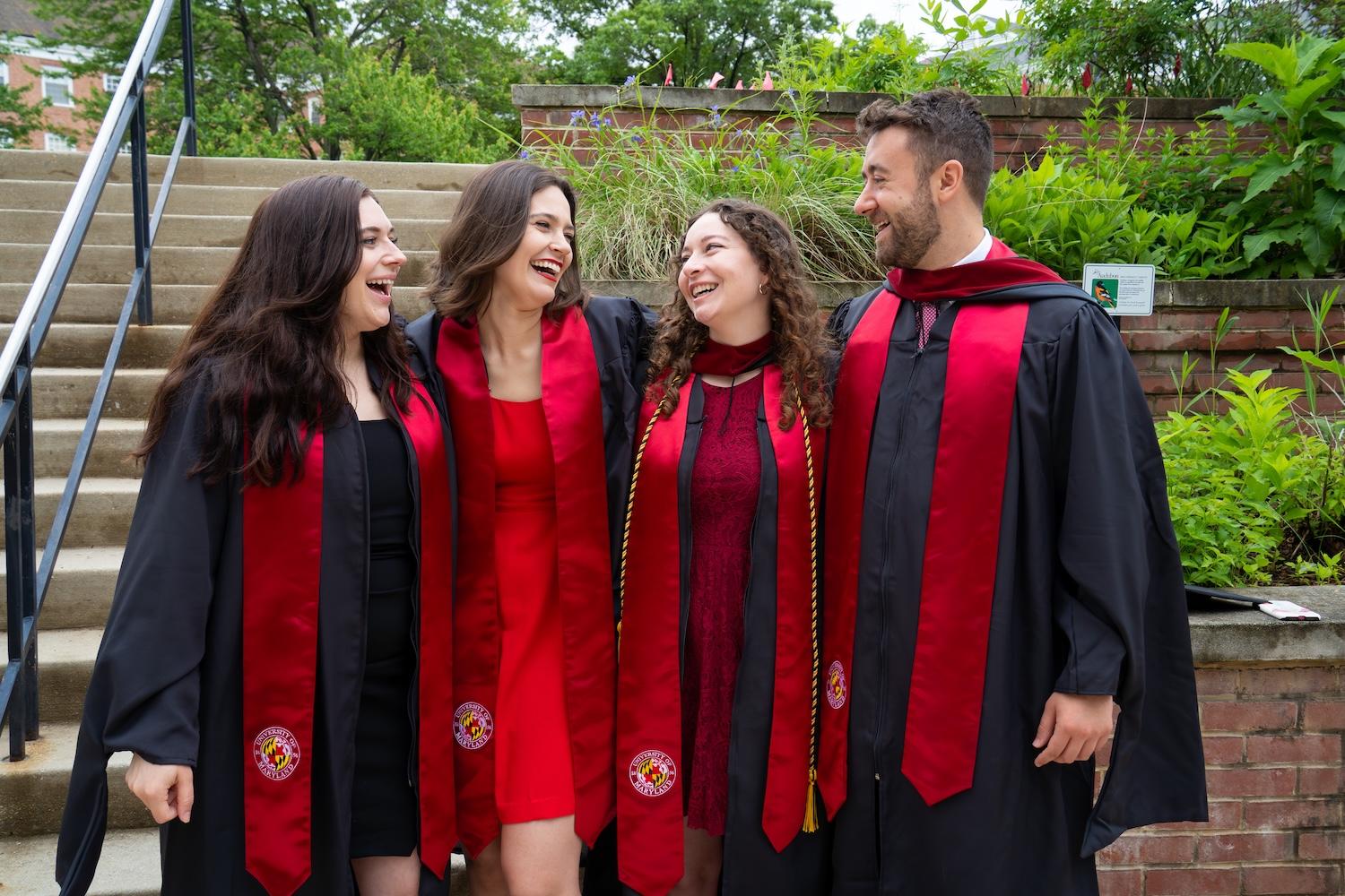 Grads after commencement