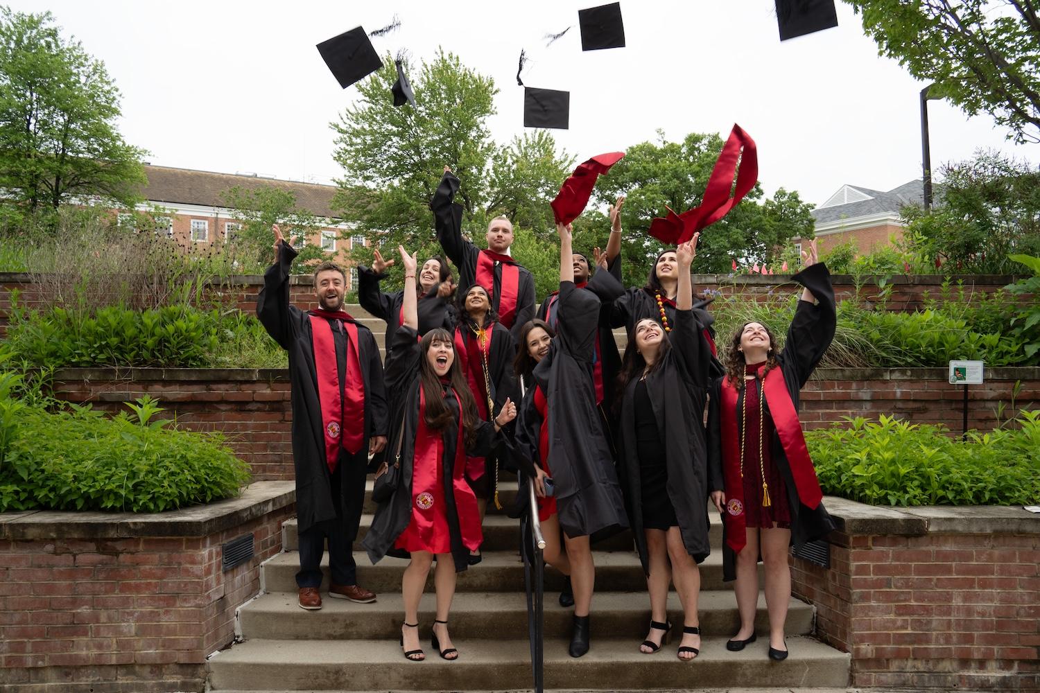 Grads after commencement