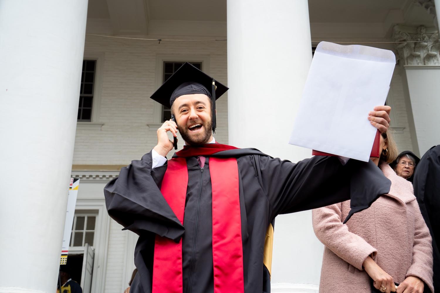 Grads after commencement